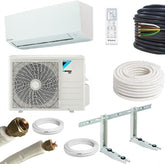 Daikin Sensira Climatiseur Split Mural Réversible 12 000 BTU (3,5 kW) - FTXC35 / RXC35, Classe A++/A+, Ultra Silencieux 20 dB, Gaz R32 - Kit d'Installation 5m Inclus - Blanc