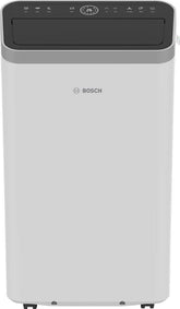 Bosch Cool 4000 Climatiseur Mobile 9 000 BTU (2,6 kW) - Appareil 4-en-1 avec Déshumidification et Ventilation, Silencieux en Mode Nuit, Classe Énergétique A+, Pour 35 m² - Blanc/Noir