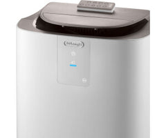 De'Longhi Pinguino PAC AP120 Gentle Jet Climatiseur Mobile 12 000 BTU - 3-en-1 avec Refroidissement, Déshumidification et Ventilation, Technologie Flux d'Air Doux, Mode Silence, Idéal pour 110 m³ - Blanc