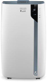 De'Longhi Pinguino PAC EX105 Climatiseur Mobile 10 000 BTU (2,5 kW) - Appareil 3-en-1 avec Climatisation, Déshumidificateur et Ventilation, EcoRealFeel, Silent Technology, Classe Énergétique A+++ - Blanc