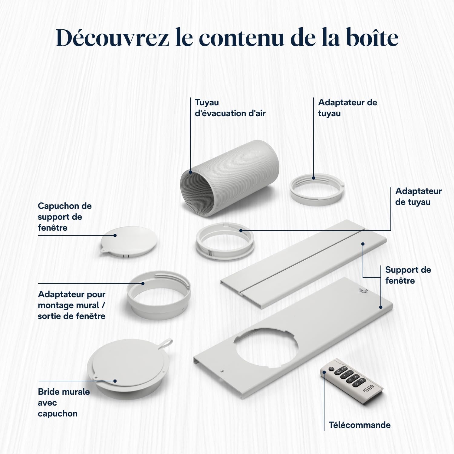 De'Longhi Pinguino PAC EX93 Climatiseur Mobile 8900 BTU - 3-en-1 avec Eco Real Feel et Arctic Whisper Extreme, Classe Énergétique A+, Silencieux, Pour 33,5 m² - Blanc