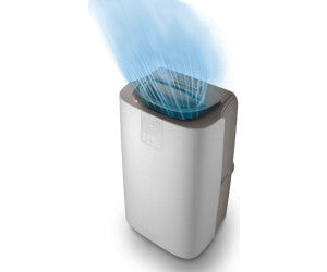 De'Longhi Pinguino PAC AP120 Gentle Jet Climatiseur Mobile 12 000 BTU - 3-en-1 avec Refroidissement, Déshumidification et Ventilation, Technologie Flux d'Air Doux, Mode Silence, Idéal pour 110 m³ - Blanc