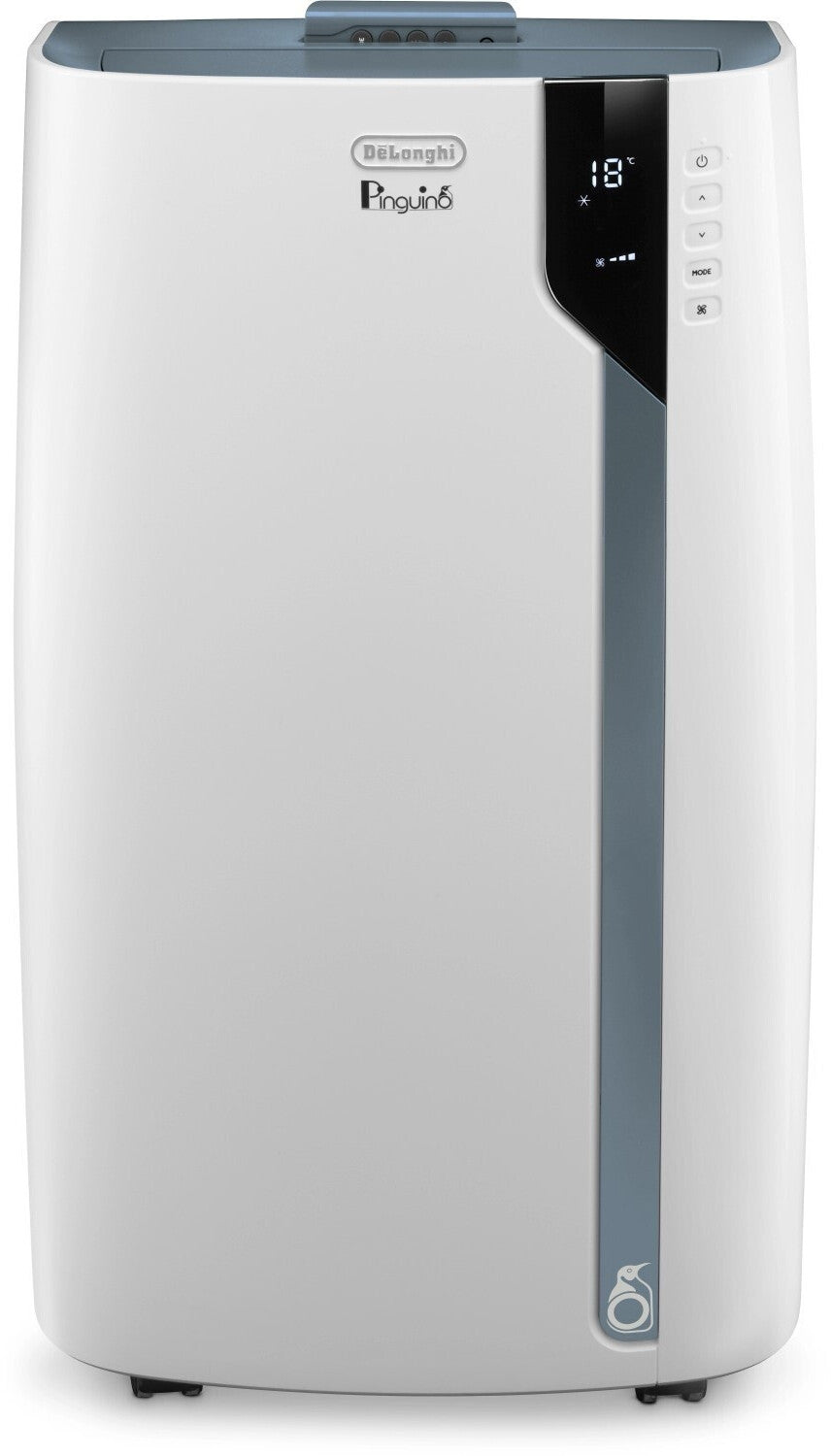 De'Longhi Pinguino PAC EX105 Climatiseur Mobile 10 000 BTU (2,5 kW) - Appareil 3-en-1 avec Climatisation, Déshumidificateur et Ventilation, EcoRealFeel, Silent Technology, Classe Énergétique A+++ - Blanc
