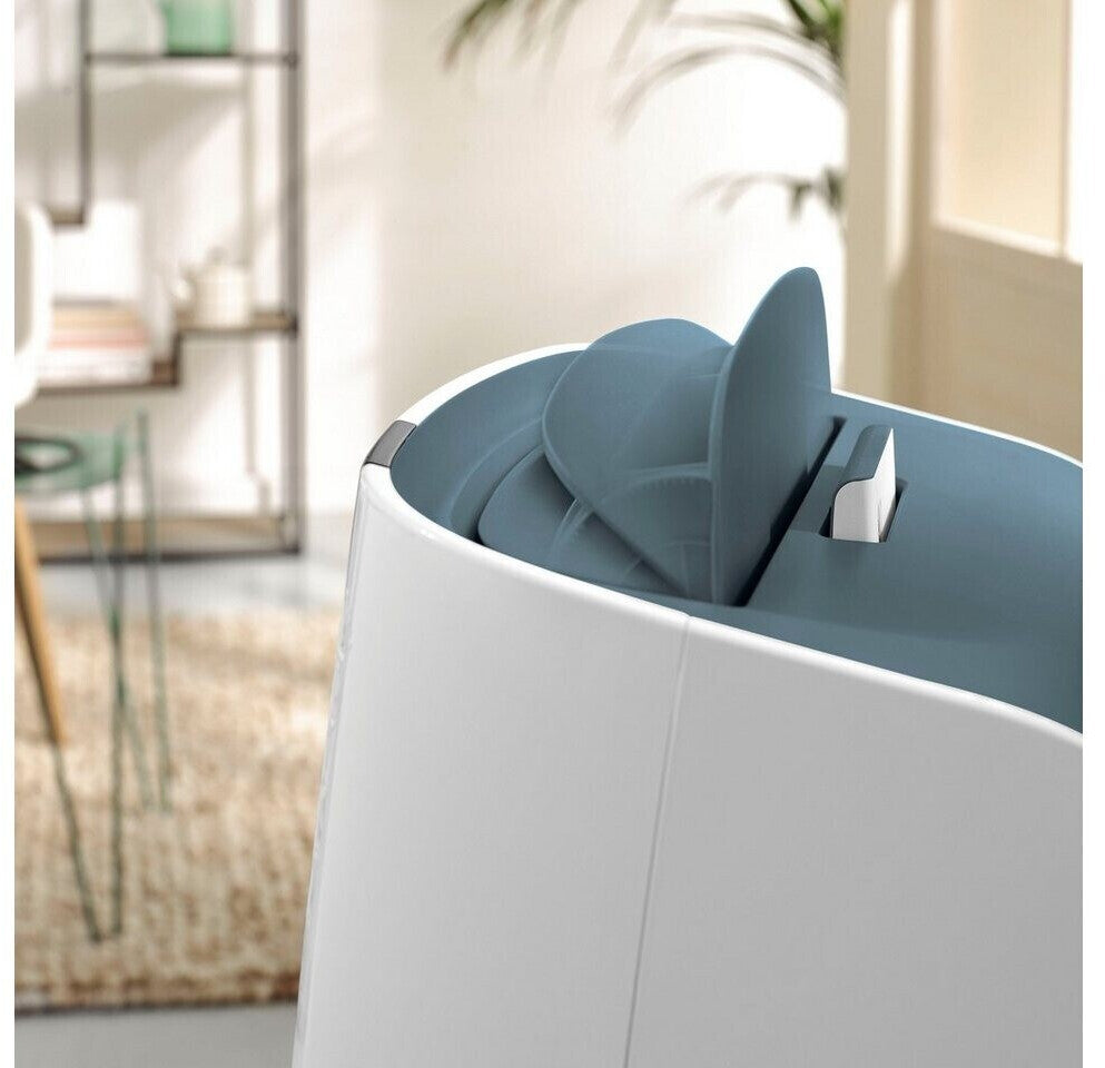 De'Longhi Pinguino PAC EX105 Climatiseur Mobile 10 000 BTU (2,5 kW) - Appareil 3-en-1 avec Climatisation, Déshumidificateur et Ventilation, EcoRealFeel, Silent Technology, Classe Énergétique A+++ - Blanc