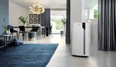 De'Longhi Pinguino PAC EX105 Climatiseur Mobile 10 000 BTU (2,5 kW) - Appareil 3-en-1 avec Climatisation, Déshumidificateur et Ventilation, EcoRealFeel, Silent Technology, Classe Énergétique A+++ - Blanc
