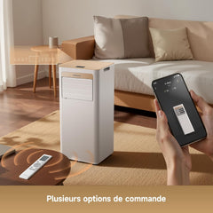 Dreame P-Wind10 Climatiseur Mobile Portable 9000 BTU - Appareil 3-en-1 avec Climatisation, Déshumidificateur et Ventilateur, Contrôle Wi-Fi (Appli) et Télécommande, Classe A - Gold