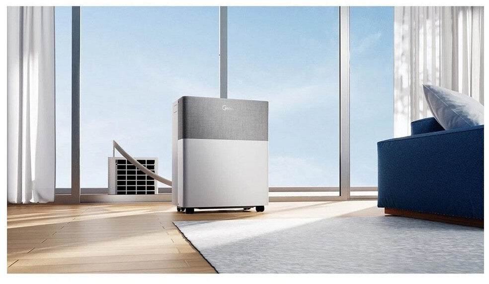 Midea PortaSplit Climatiseur Split Mobile Réversible 12 000 BTU (3,5 kW) - Appareil 3-en-1 avec Chauffage et Climatisation, Wi-Fi Intelligent, Silencieux 39 dB, Classe Énergétique A++/A+ - Blanc