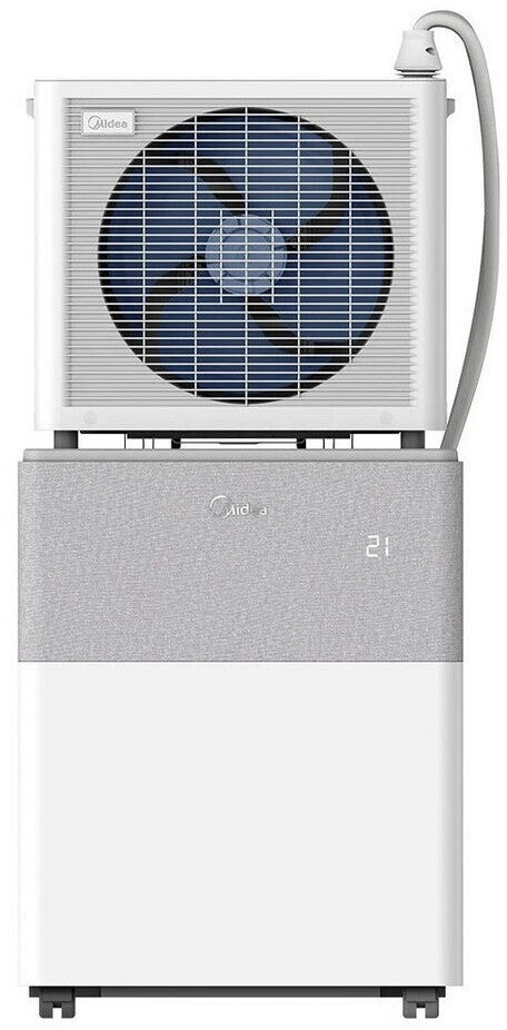 Midea PortaSplit Climatiseur Split Mobile Réversible 12 000 BTU (3,5 kW) - Appareil 3-en-1 avec Chauffage et Climatisation, Wi-Fi Intelligent, Silencieux 39 dB, Classe Énergétique A++/A+ - Blanc