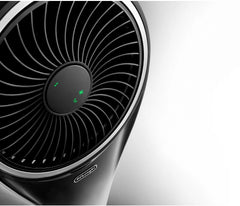 De'Longhi EV250 BK Rafraîchisseur d'Air Mobile - Appareil 3-en-1 avec Humidification, Ioniseur et Ventilation, Autonomie 6h, Réservoir 4,5L, Protection IPX4 - Noir