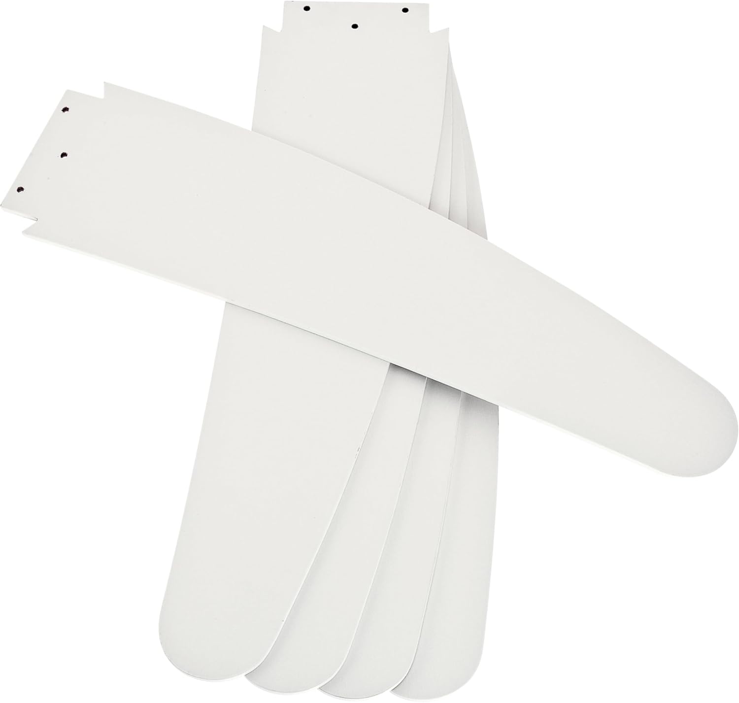 Westinghouse Bendan 7214040 - Ventilateur de plafond d'intérieur 132 cm avec luminaire verre opale dépoli, 5 pales, télécommande - Blanc
