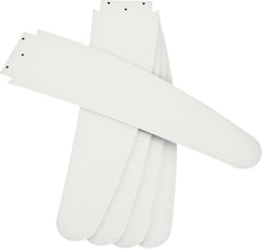 Westinghouse Bendan 7214040 - Ventilateur de plafond d'intérieur 132 cm avec luminaire verre opale dépoli, 5 pales, télécommande - Blanc
